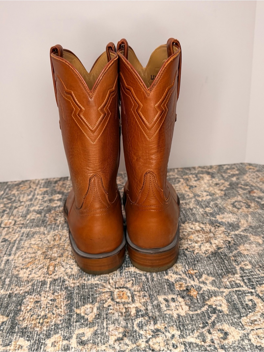 Lucchese Tanner Co Burn Ranch Roper Boot - Picture 6 of 9
